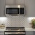 Dove Gray Shaker Cabinets with Undercabinet Lighting 