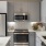 Dove Gray Shaker Cabinets with Undercabinet Lighting 